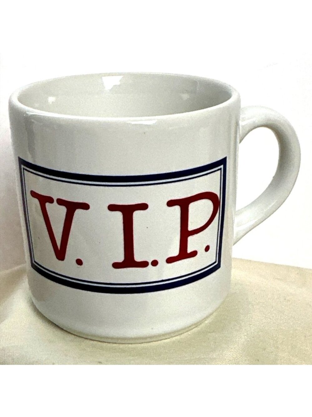 Vintage Doug Wilson VIP Mug Ceramic Out of My Mind for You Boss Novelty